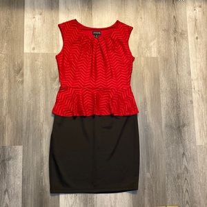 Peplum top dress